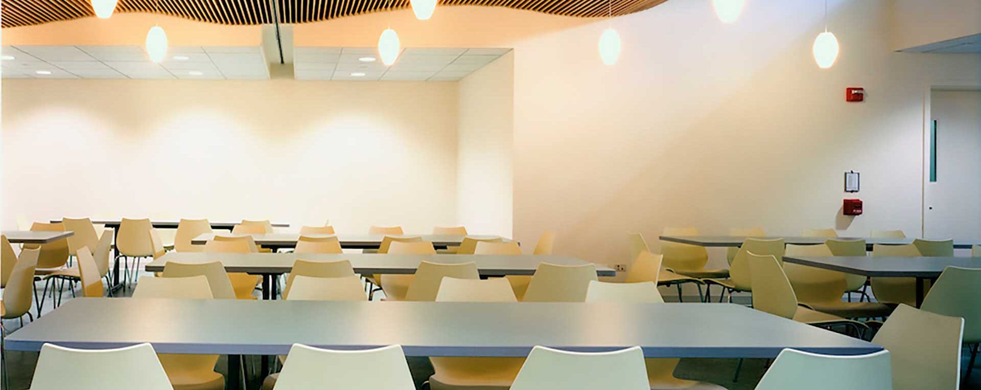 Interior of LREI cafeteria